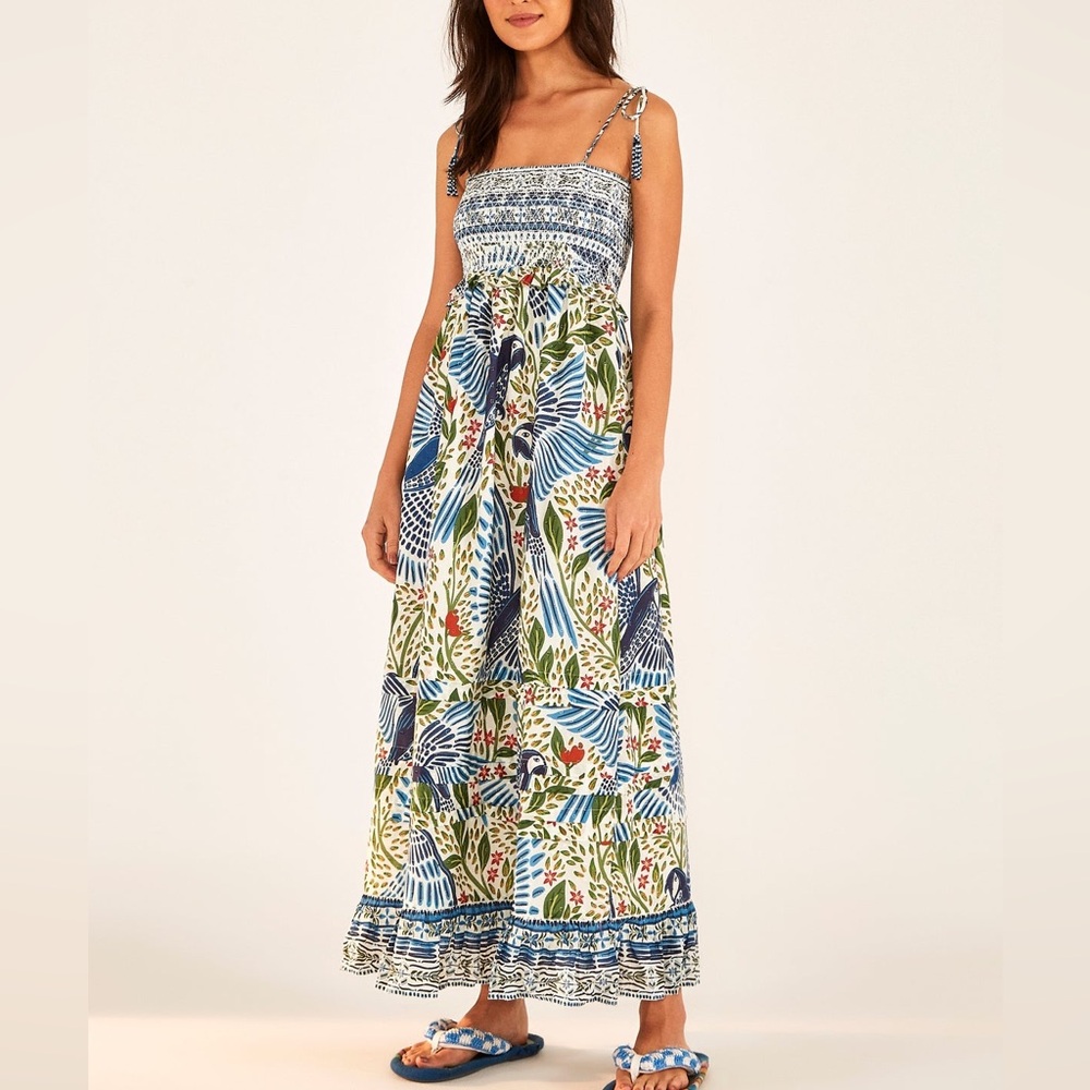Farm Rio Macaw Flight Dress